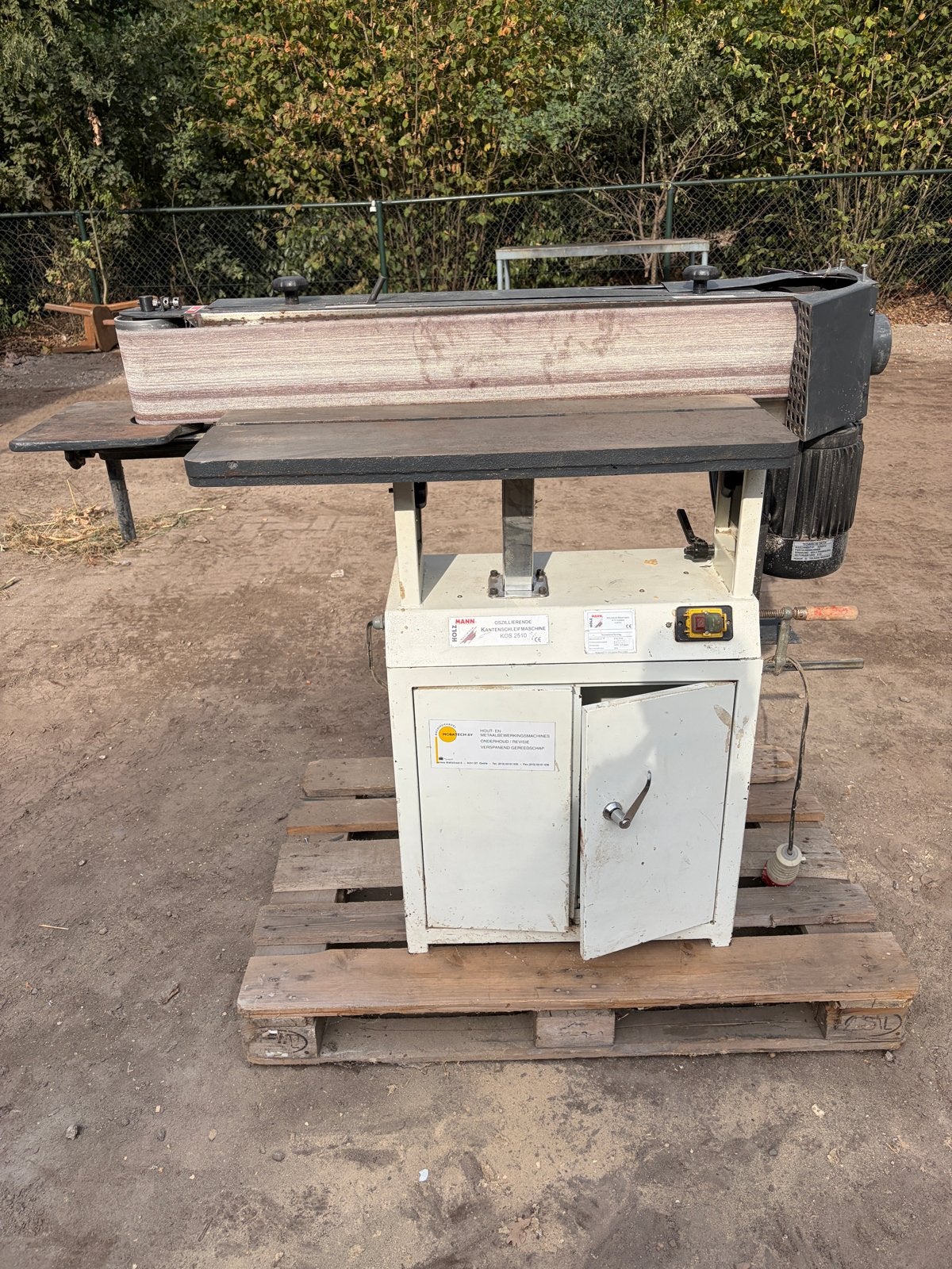 Holzmann KOS 2510 kantenschuurmachine 400V, Doe-het-zelf en Verbouw, Gereedschap | Schuurmachines, Ophalen, Gebruikt, 1200 watt of meer