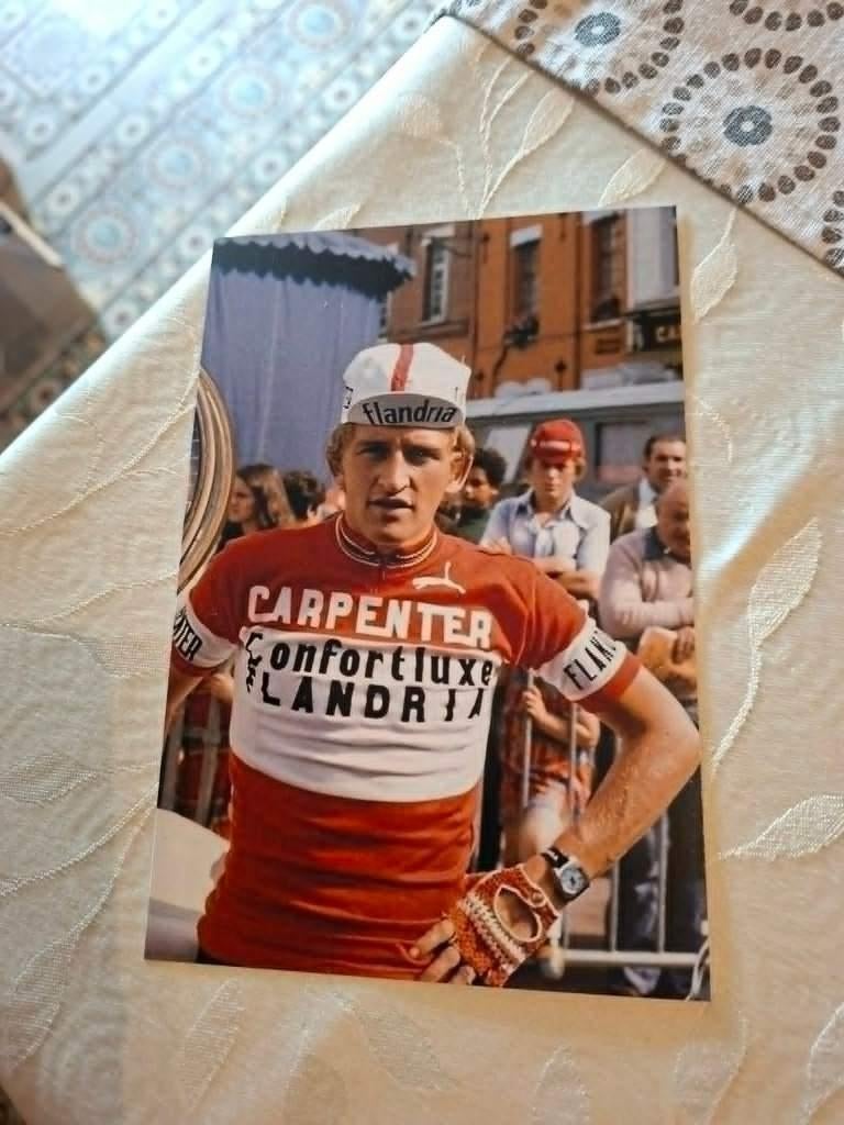 Fotoprint : Freddy Maertens / Carpenter-Flandria 1975, Verzenden, Zo goed als nieuw, Overige sporten, Poster, Plaatje of Sticker