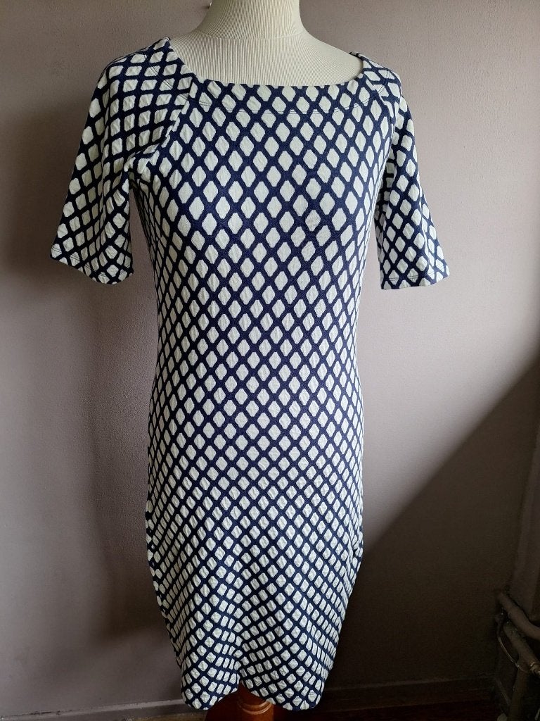 Nieuwe zachte stretch jurk print van Kyra & Ko, maat L, Kleding | Dames, Jurken, Overige kleuren, Maat 42/44 (L), Nieuw, Ophalen of Verzenden
