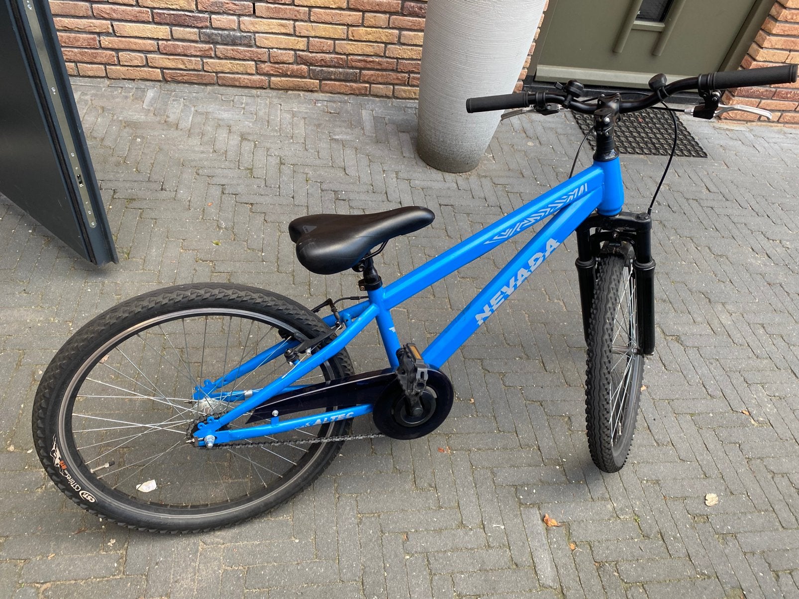 Kinder mountainbike, Fietsen en Brommers, Fietsen | Crossfietsen en BMX, Ophalen of Verzenden, Zo goed als nieuw, Staal, 24 inch of meer