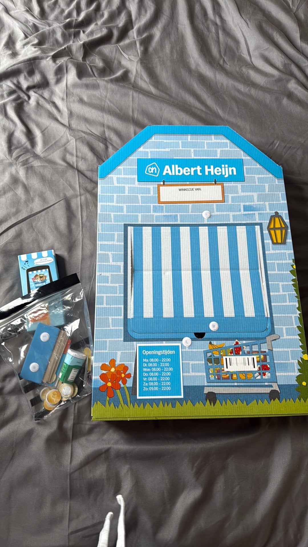 Albert Heijn Supermarkt Speelset met Boodschappen, Ophalen of Verzenden, Gebruikt, Jongen of Meisje