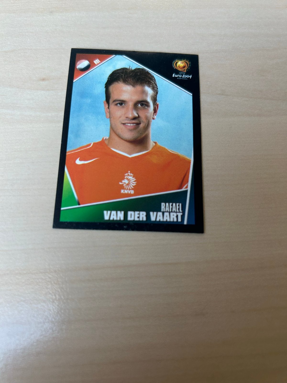 Rafael van der Vaart Panini Sticker Euro 2004, Ophalen of Verzenden, Zo goed als nieuw, Sticker