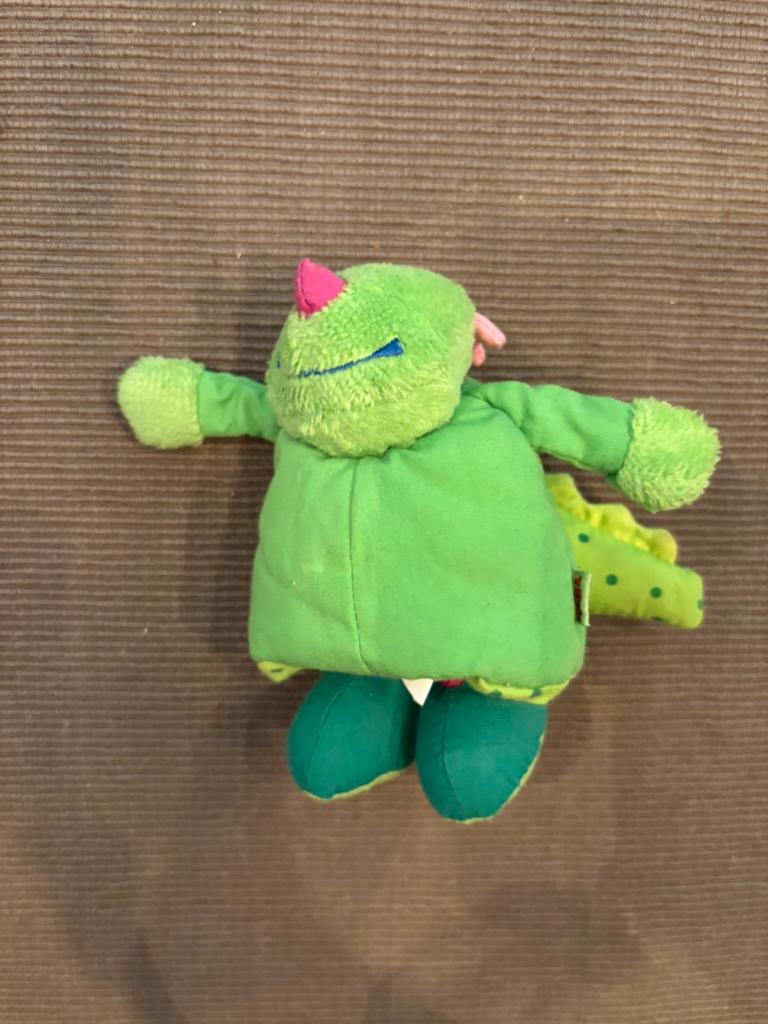 Haba draakje krokodil knuffel als nieuw poppetje!, Groen, Overige merken, Overige karakters, Overige typen