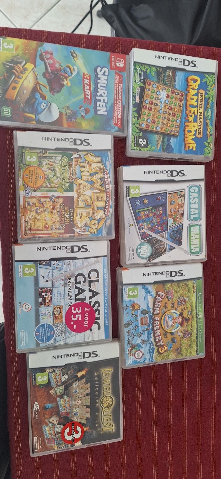 Nintendo DS & Switch Games - Smurfen Kart, Jewel Master,., Ophalen of Verzenden