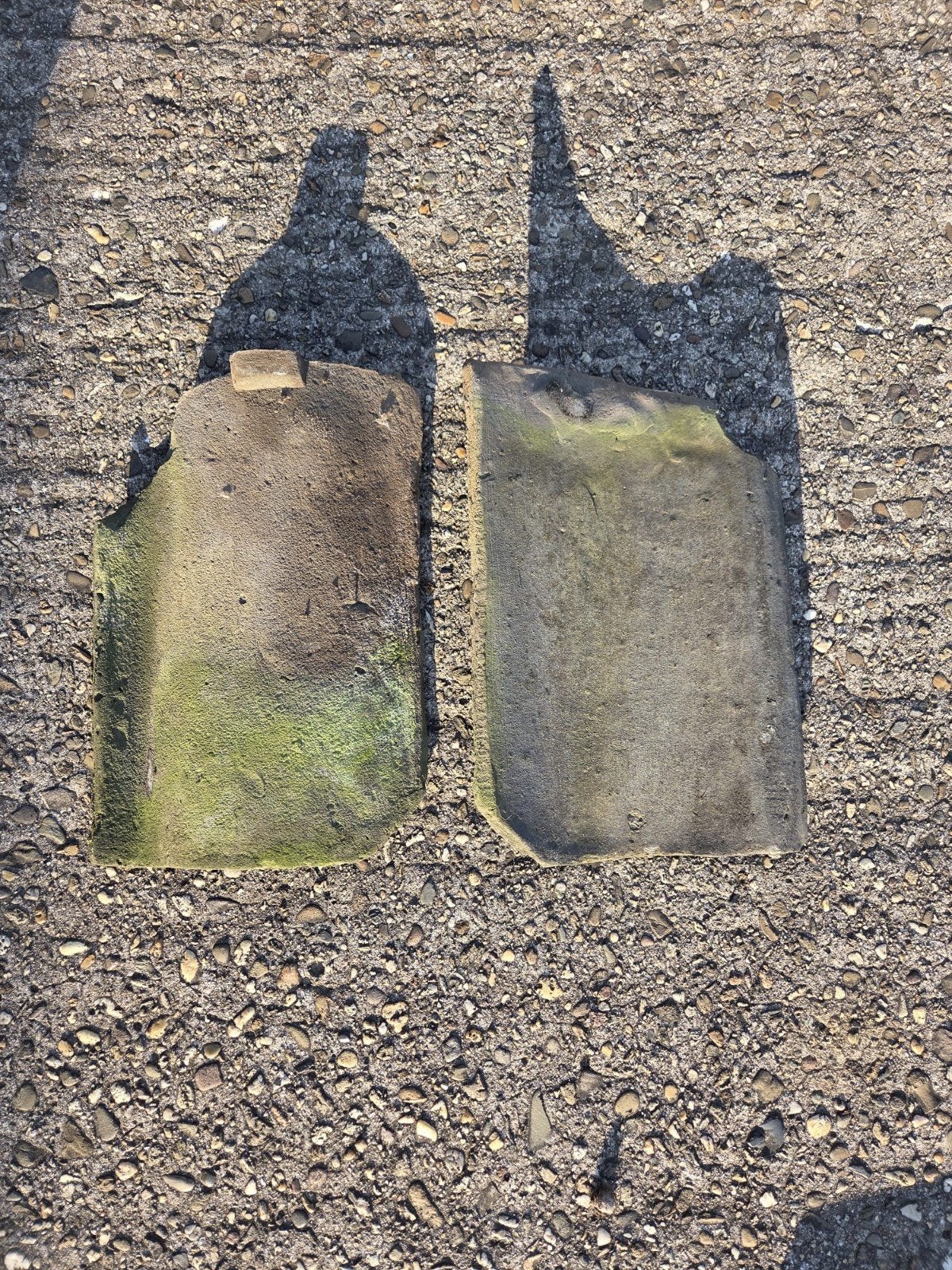 Oud Hollandse Blauwe Dakpannen, Ophalen, Gebruikt, Steen of Klei, Blauw