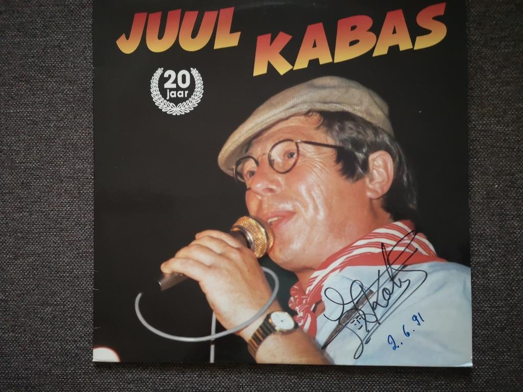 Jules Kabas - 20 Jaar (Gesigneerd) LP Vinyl, Gebruikt, Fotohoes, 1980 - 1989, Ophalen of Verzenden