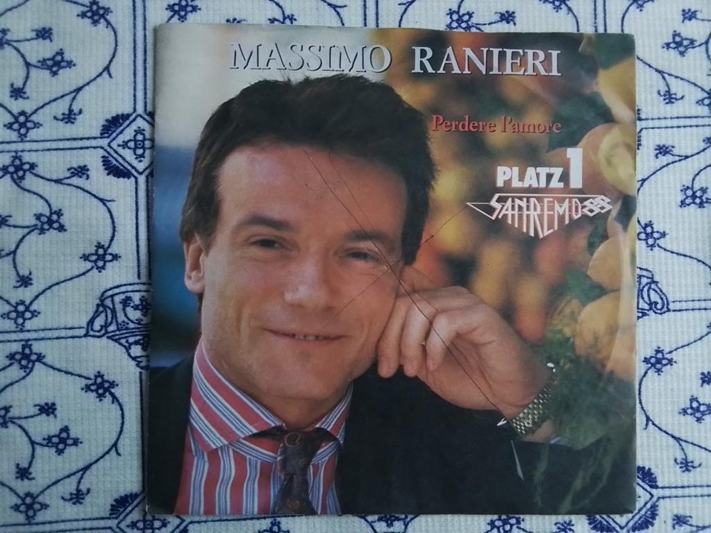 Massimo raniere     Perdre l'amore      Sanremo '88, Ophalen of Verzenden, Zo goed als nieuw, Pop, Single