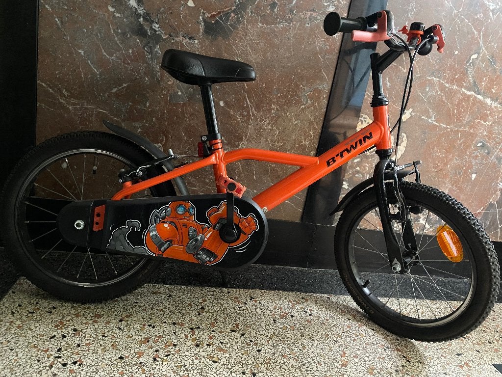 Kinderfiets 16inch, Ophalen, 16 tot 20 inch, Zo goed als nieuw, B'Twin