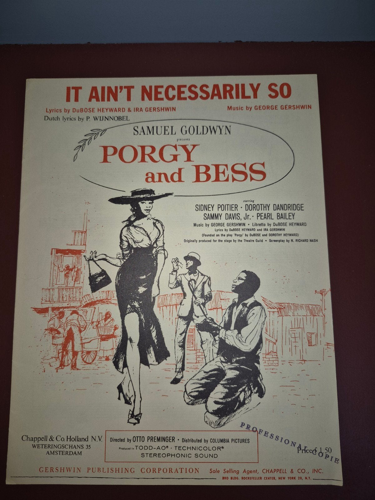 Bladmuziek: It Ain't Necessarily So - Porgy and Bess, Ophalen of Verzenden