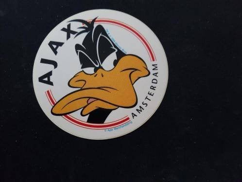 Sticker Ajax Daffy Duck( Looney Tunes), Ophalen of Verzenden, Nieuw, Sport