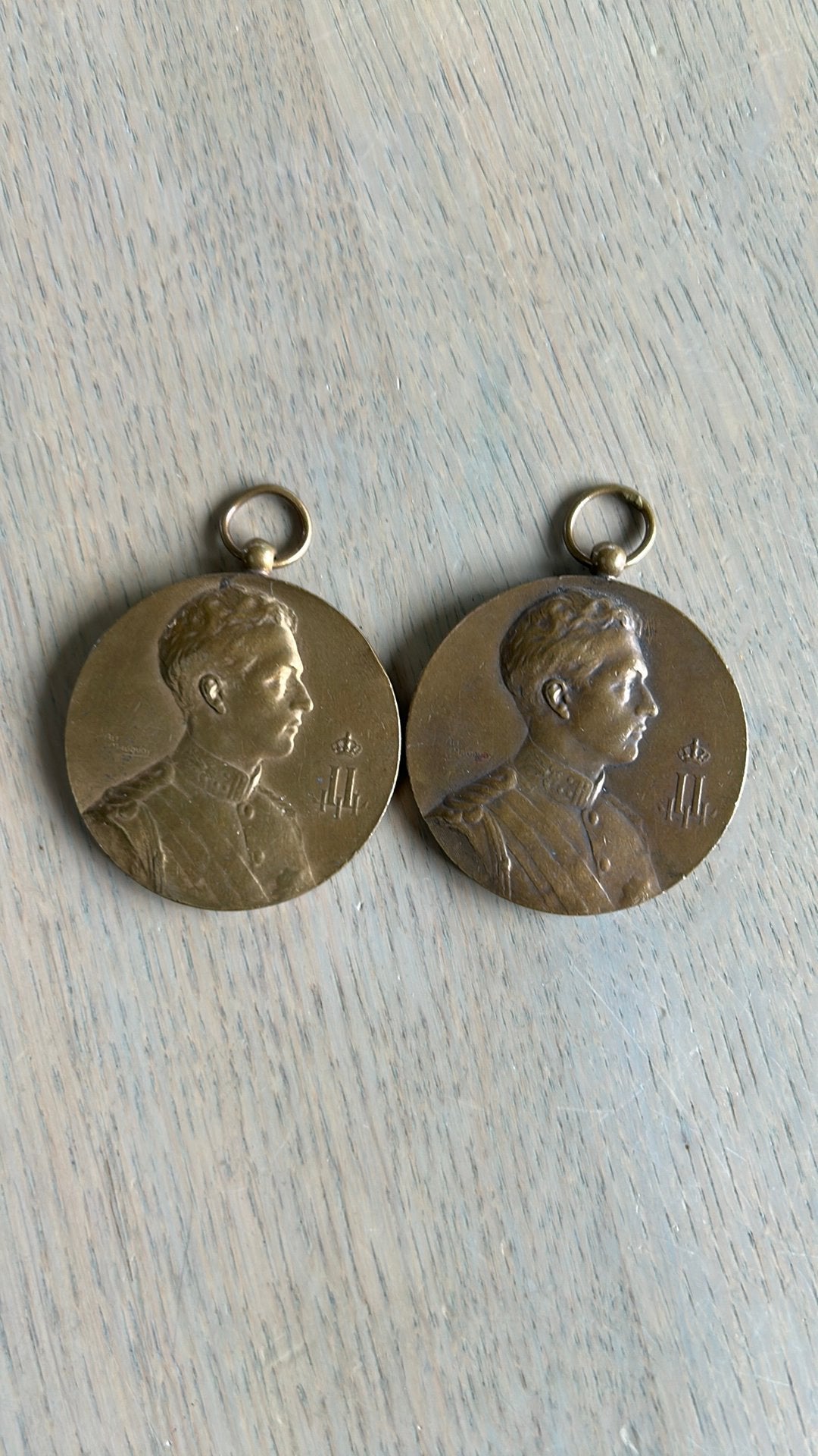 2 bronzen herdenkings jaarmarkt medailles, Ophalen of Verzenden, Brons