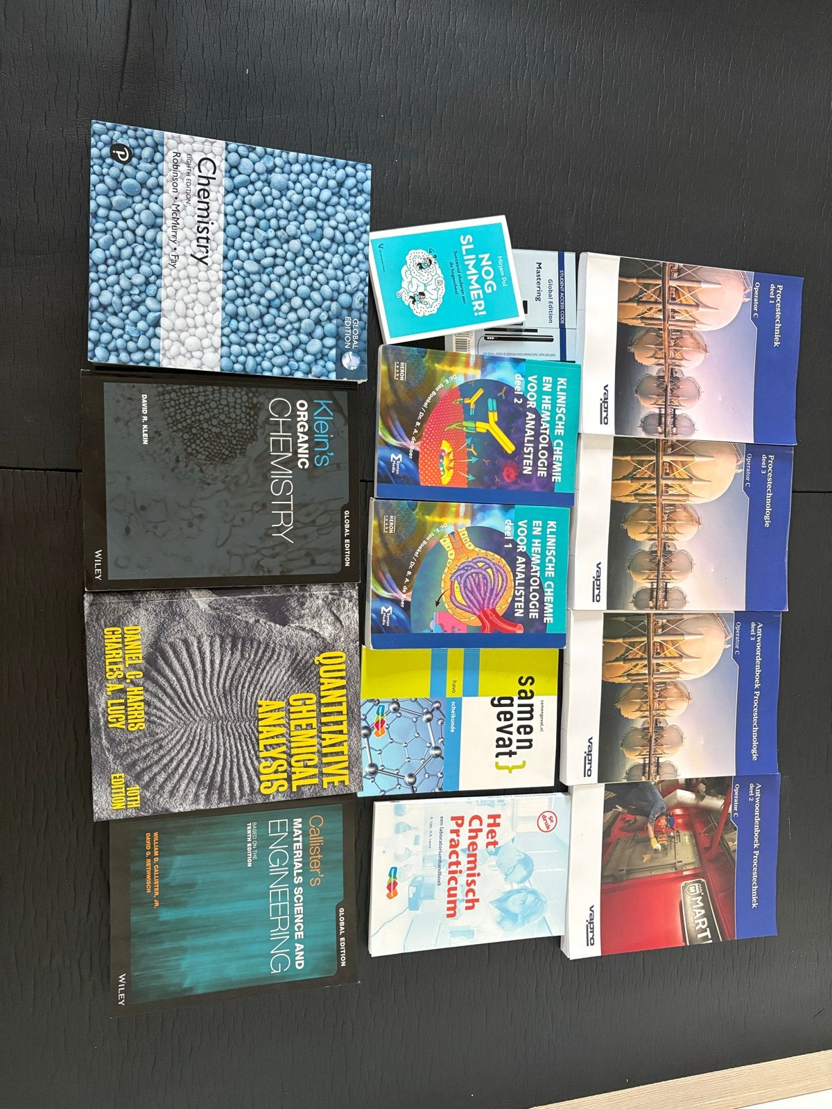 Chemie studieboeken: Organic, Quantitative, Materials, Boeken, Ophalen, Beta, Zo goed als nieuw, HBO
