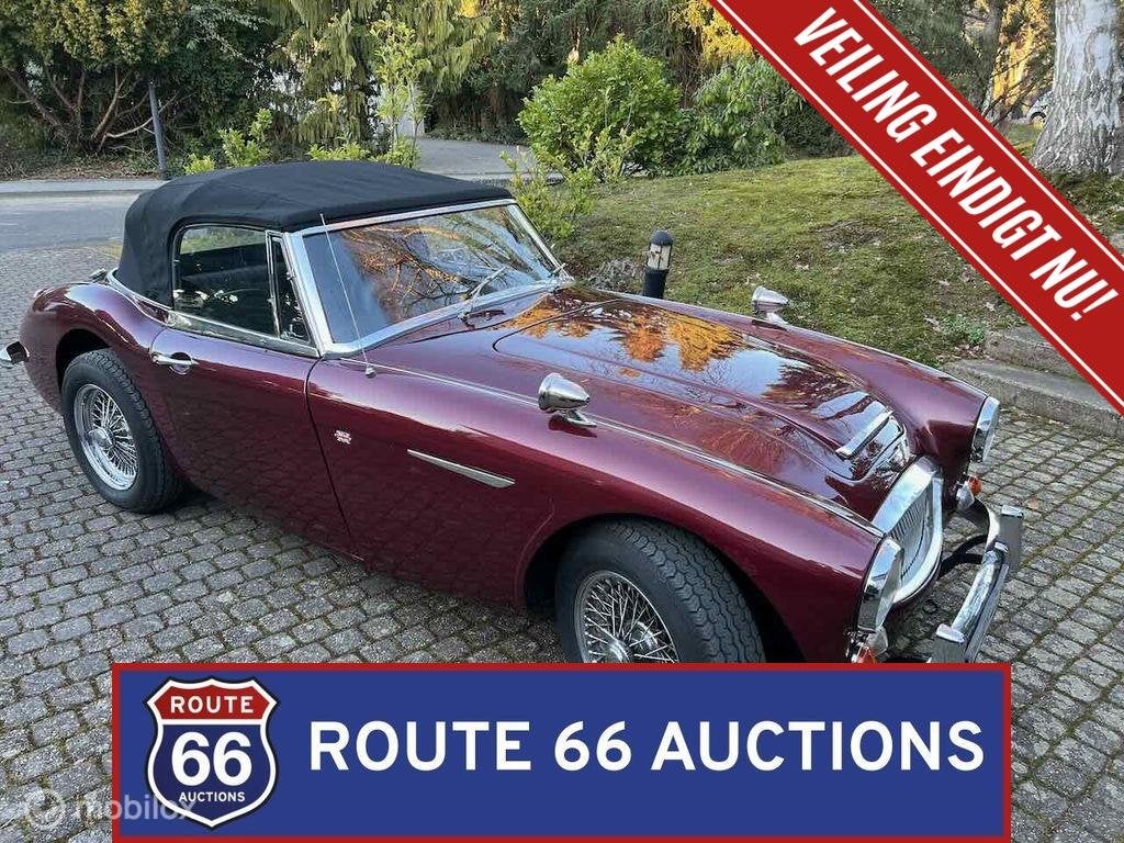 Austin-Healey 3000 MK3 | 1967 | Route 66 Auctions, Auto's, Oldtimers, Austin, Overige carrosserieën, Zwart, Bedrijf