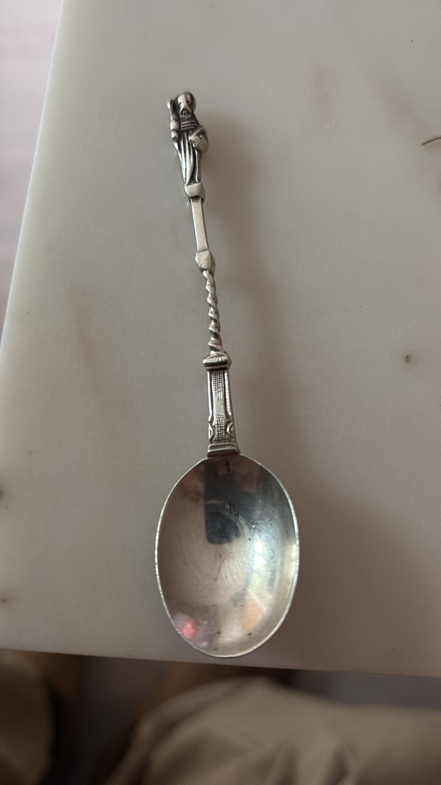 an Kempen & Begeer 835 zilver Sint Christoffel  1940-1960, Antiek en Kunst, Antiek | Goud en Zilver, Ophalen of Verzenden, Zilver