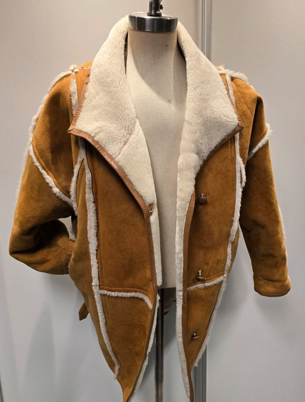 Dames lammy coat parka - maat 38 / M - lamsleer lamsvacht, Kleding | Dames, Ophalen of Verzenden, Zo goed als nieuw, Maat 38/40 (M)
