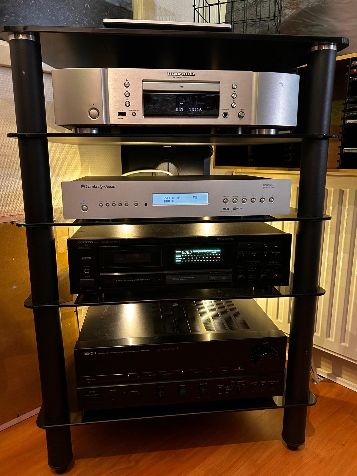 Marantz, Denon & Cambridge Audio Hi-Fi System, Cassettedeck, Denon, Zo goed als nieuw, Losse componenten