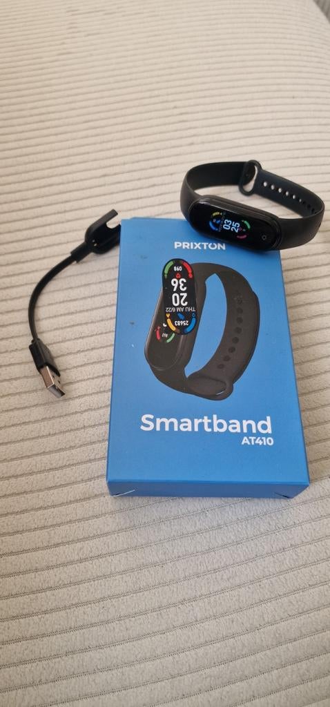 Prixton Smartband AT410, Sieraden, Tassen en Uiterlijk, Sporthorloges, Nieuw, Android, Zwart, Hartslag, Slaap, Stappen, Ophalen of Verzenden