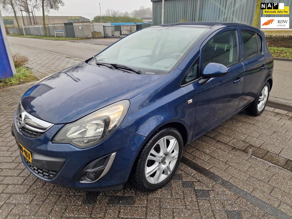 Opel Corsa 1.2 EcoFlex BlitZ LPG, Apk, Nap, Goed rijdend Inr, Auto's, Opel, Bedrijf, Te koop, Corsa, ABS, Airbags, Airconditioning