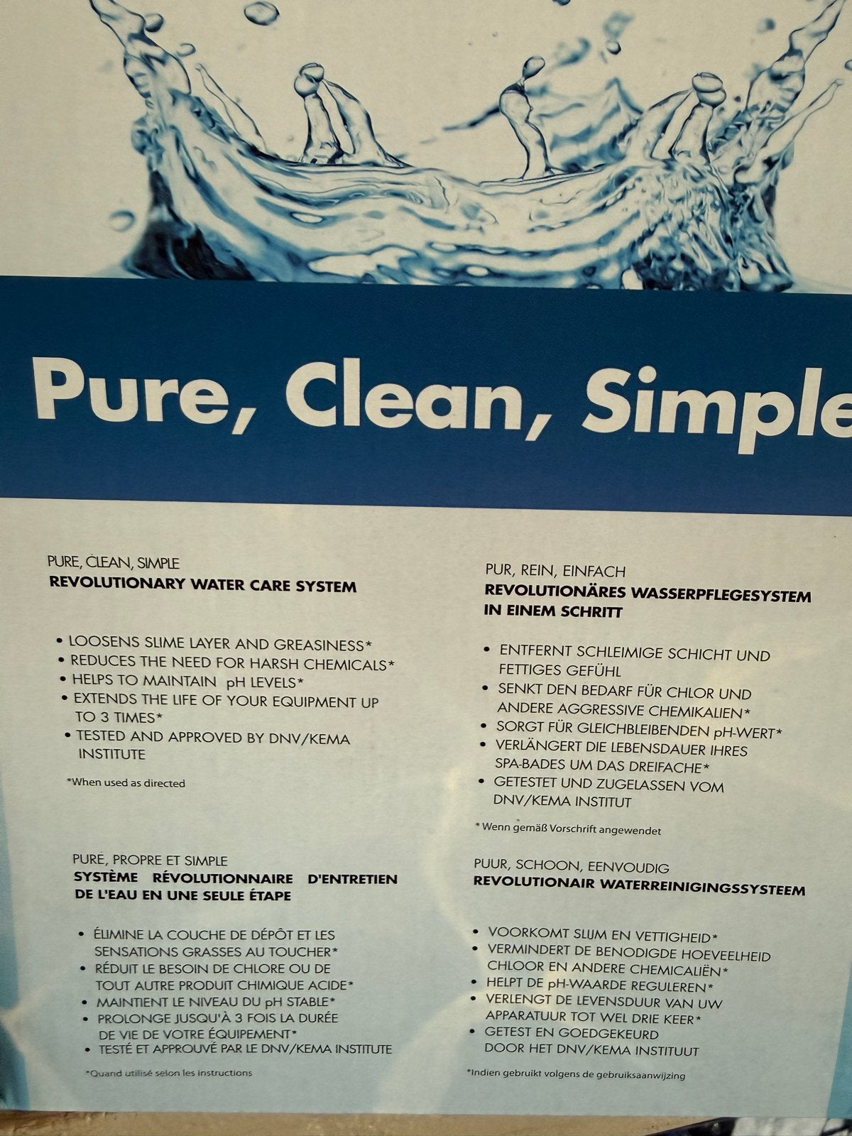 Aqua Finesse Hot Tub & Spa Water Care System, Tuin en Terras, Ophalen of Verzenden, Nieuw, Overige typen