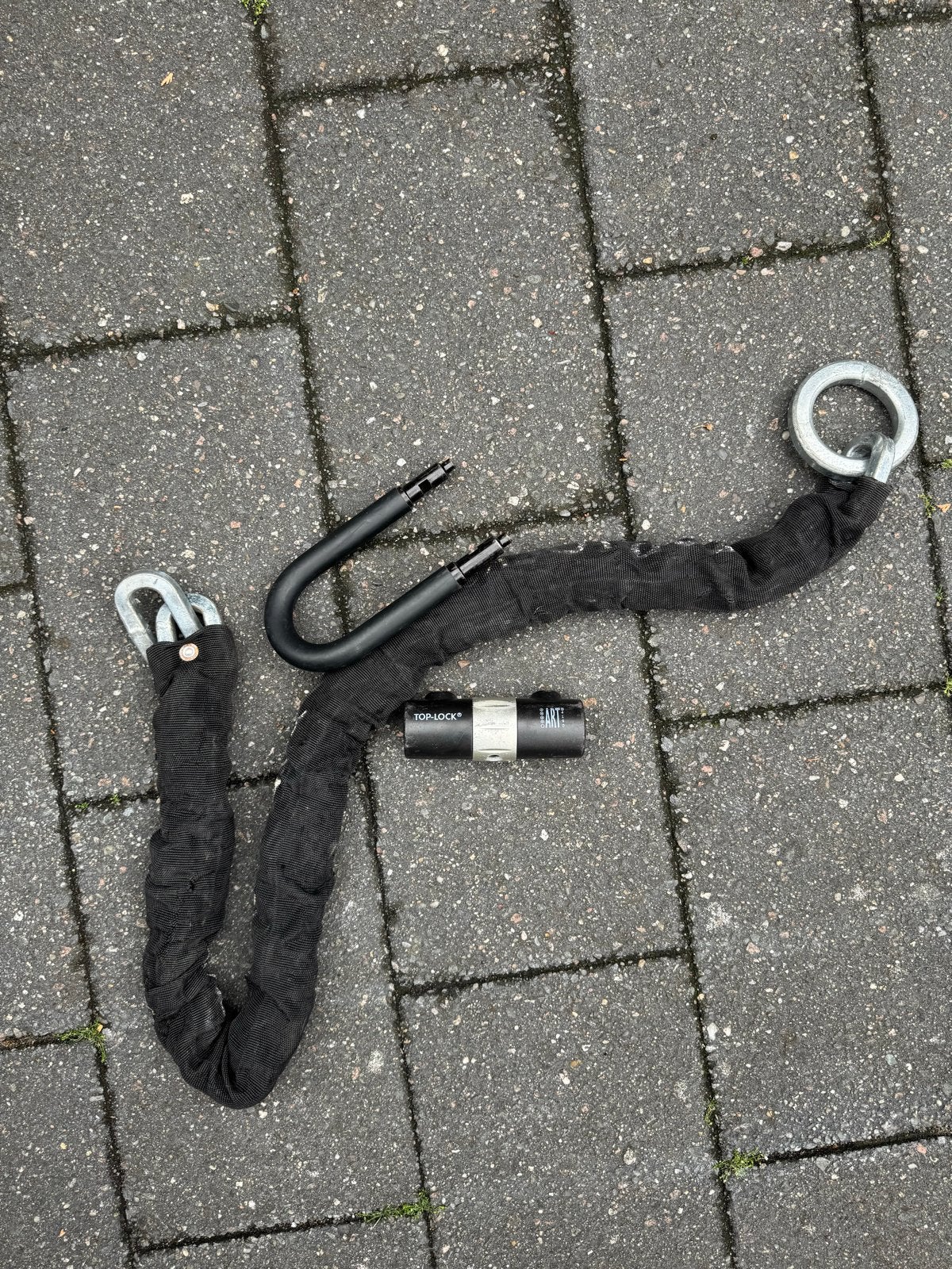 TOP-LOCK ART 4 Kettingslot met beugelslot, Ophalen, Gebruikt, Kettingslot