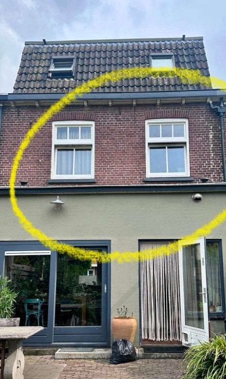 Houten witte kozijnen/kiep klapraam met HR++ glas, 75 tot 150 cm, Raamkozijn, Ophalen of Verzenden, Zo goed als nieuw