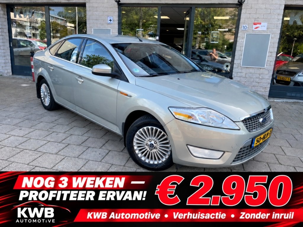 Ford Mondeo 2.0-16V Titanium | Airco APK | NAP, Auto's, 13 km/l, Gebruikt, Origineel Nederlands, Handgeschakeld