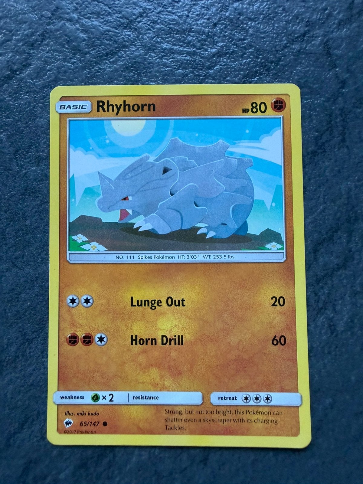 Rhyhorn, Ophalen of Verzenden, Zo goed als nieuw