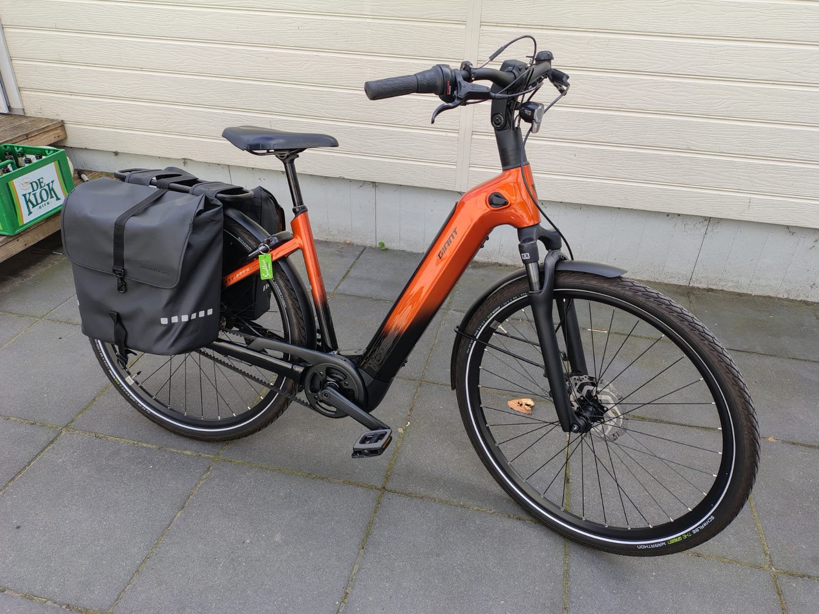 Giant anytour E+ amber glow, Ophalen, Giant, Zo goed als nieuw, 51 tot 55 cm