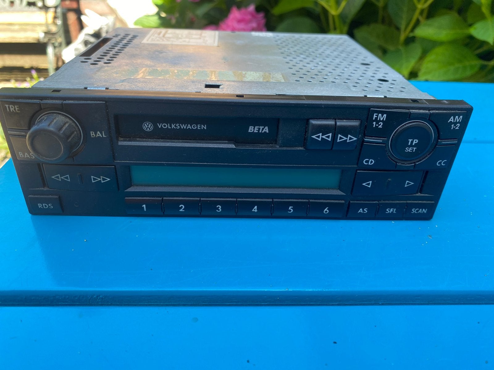 Autoradio Volkswagen Blaupunkt., Ophalen of Verzenden, Gebruikt