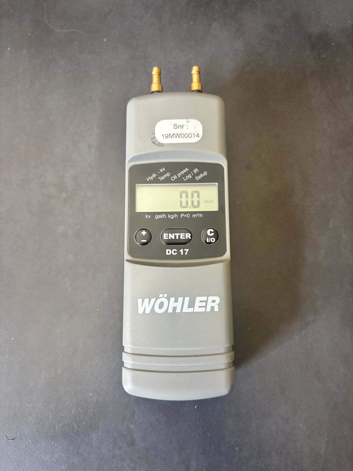 Wöhler DC 17 Drukverschilmeter - Zo goed als nieuw, Doe-het-zelf en Verbouw, Meetapparatuur, Ophalen of Verzenden, Nieuw, Druk