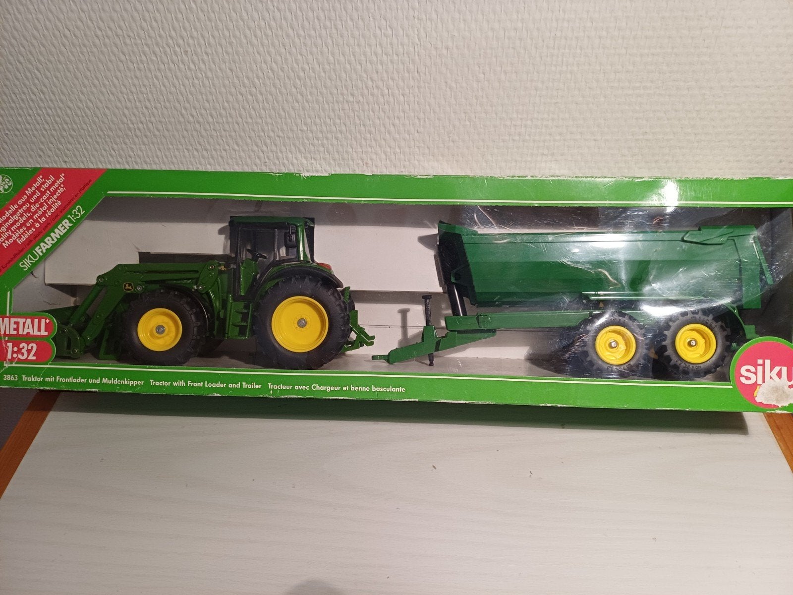 Britains Siku John Deere met kieper, Ophalen of Verzenden, Tractor of Landbouw, Britains