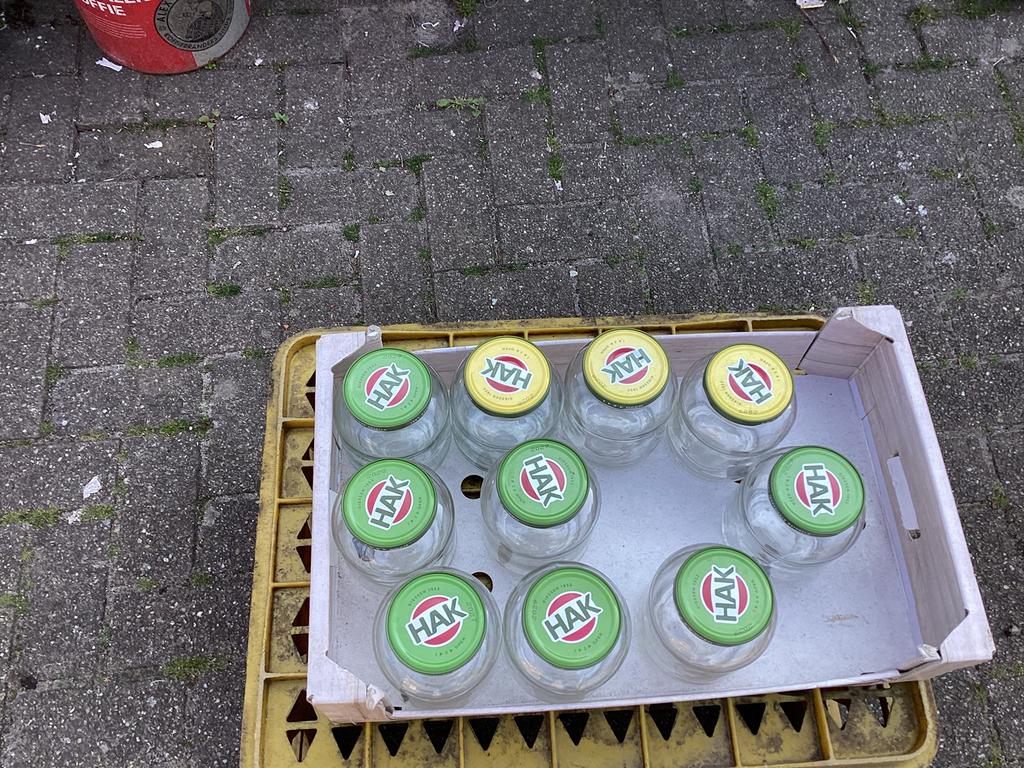 Potten, Ophalen, Gebruikt, Glas, Pot, Bus of Blik