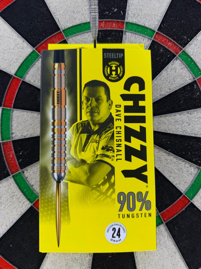 Harrows Dave Chisnall darts 90% Tungsten 24 gram, Ophalen of Verzenden, Zo goed als nieuw, Pijlen
