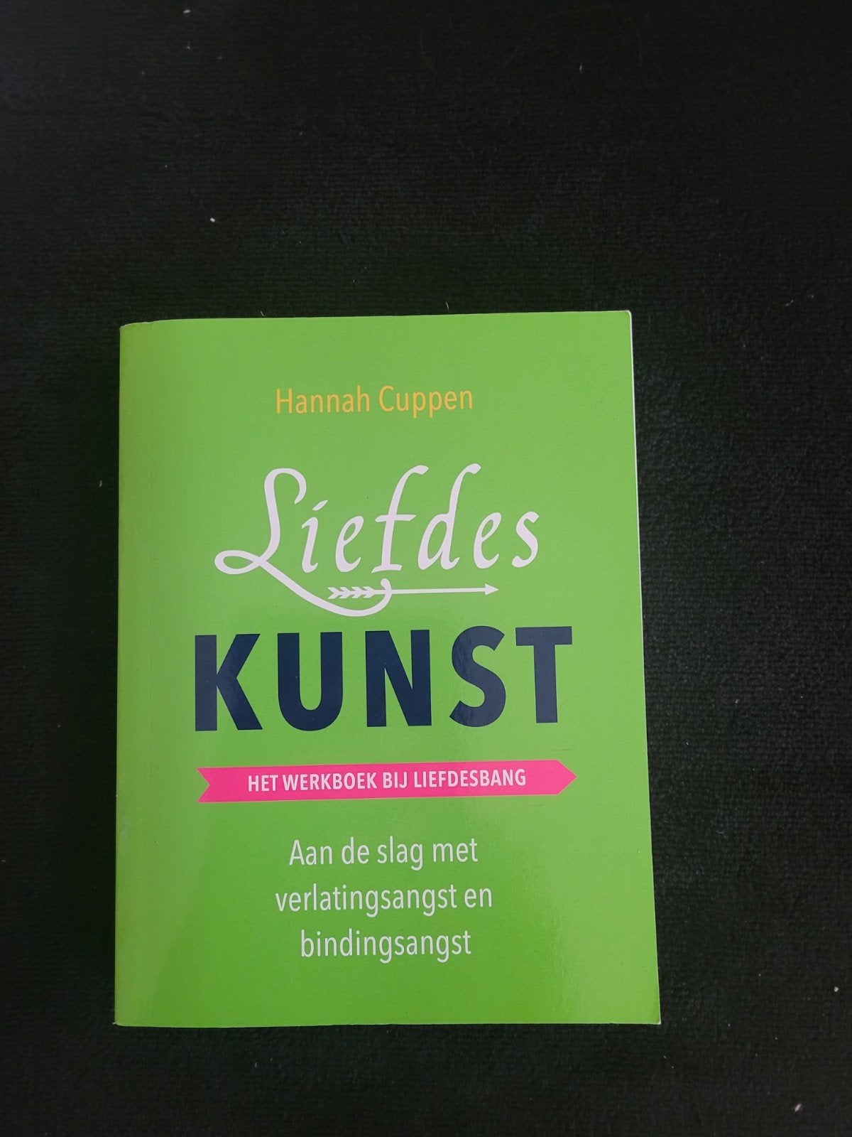 Liefdeskunst - Het werkboek bij Liefdesbang, Boeken, Ophalen of Verzenden, Gelezen, Klinische psychologie, Hannah Cuppen