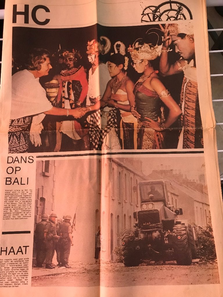 Haagsche Courant 29 Augustus 1973 Dans op Bali- Ajax  etc., Ophalen of Verzenden, 1980 tot heden, Krant