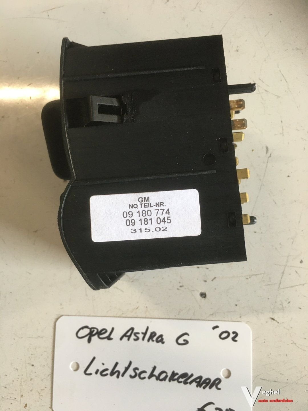 Opel Astra G 2002 1.6 8 v Lichtschakelaar, Gebruikt, -, -, Ophalen of Verzenden