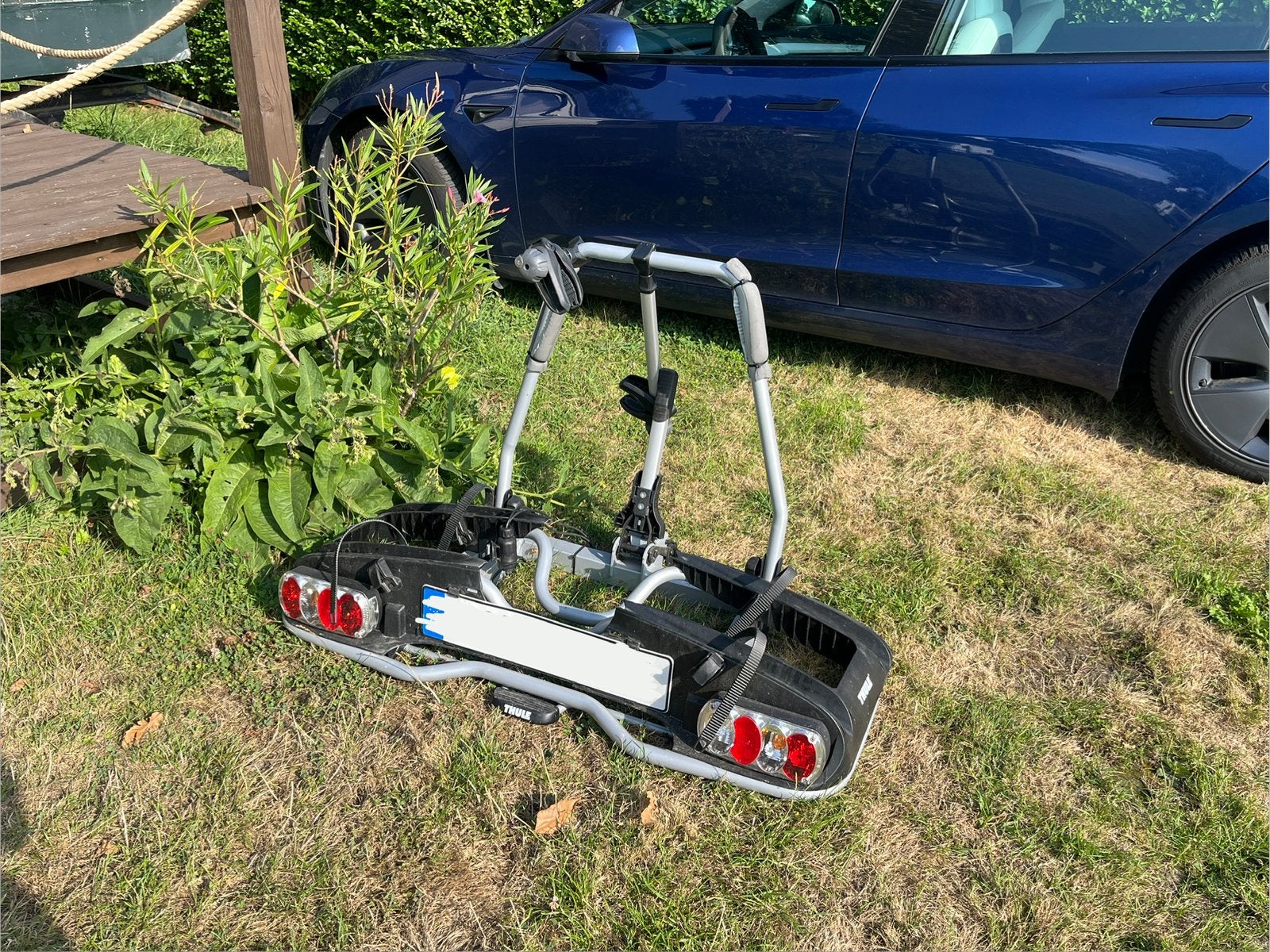 Thule Europower 915 fietsendrager, Auto diversen, Fietsendragers, Ophalen, Elektrische fiets, Zo goed als nieuw, 2 fietsen