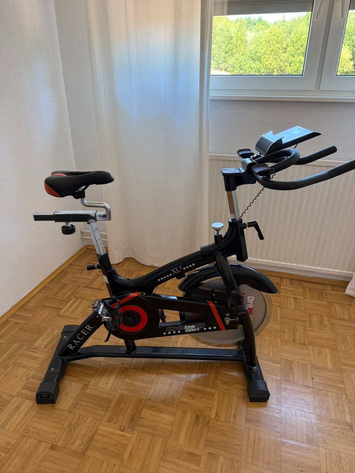 Spinning fiets Christopeit Sport, Ophalen, Zo goed als nieuw, Metaal, Spinningfiets