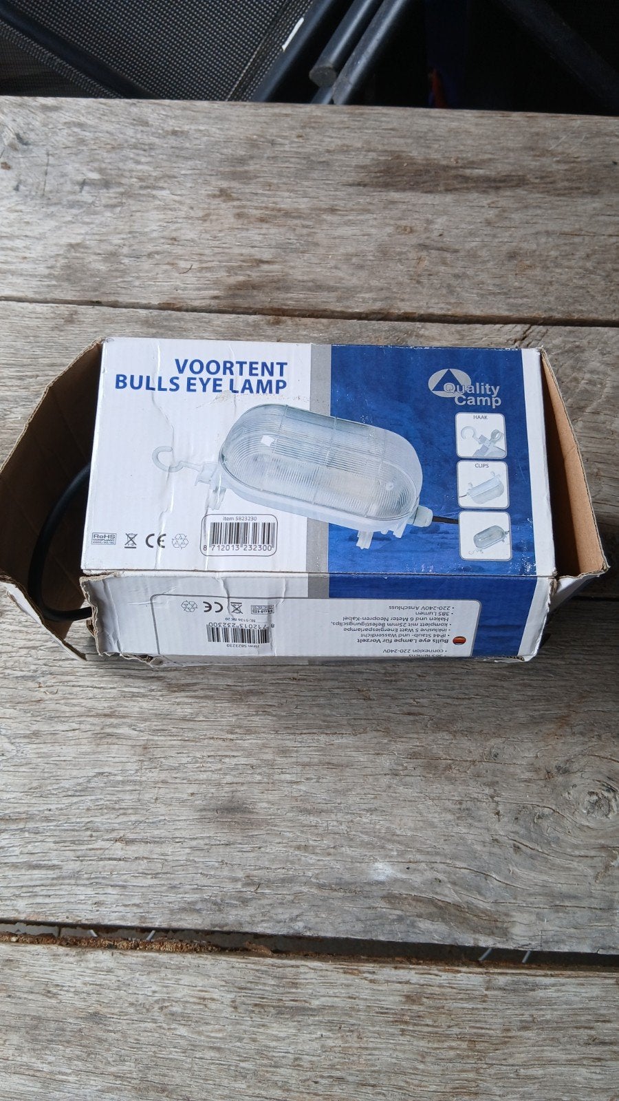 230v lamp tbv camping, Ophalen, Nieuw