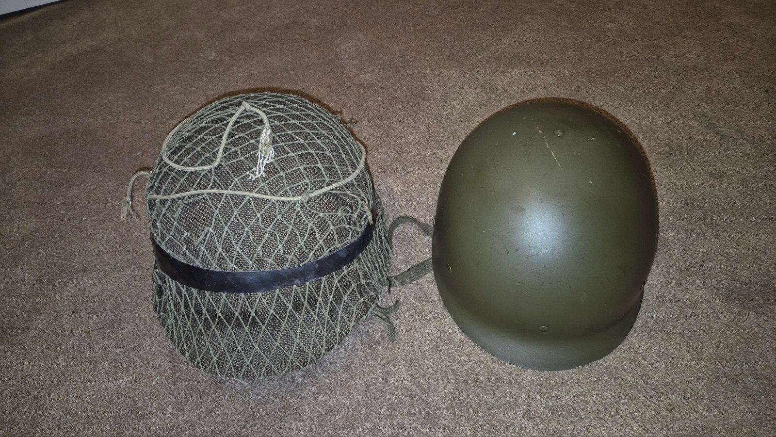 M1 helm met net en binnenwerk - Militair verzamelobject, Verzamelen, Ophalen