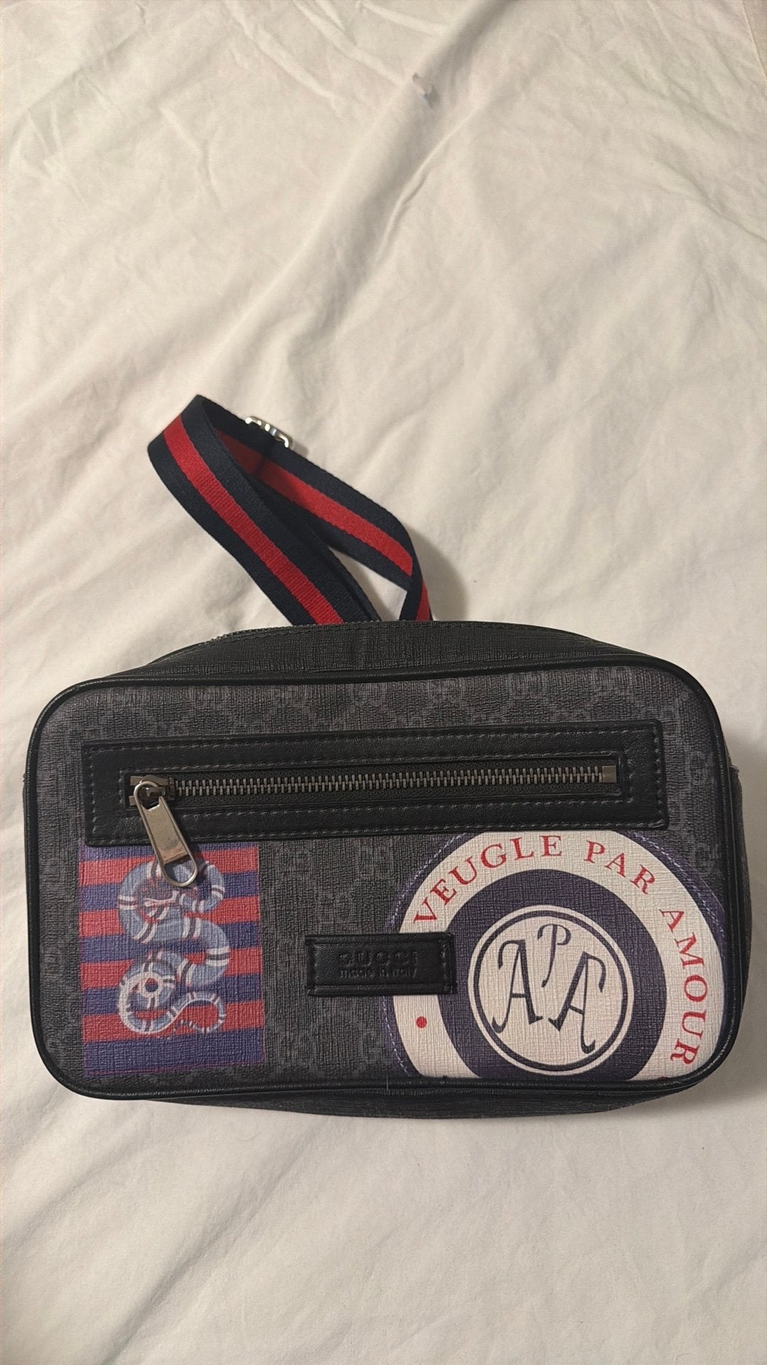 Gucci men crossbody bag, Sieraden, Tassen en Uiterlijk, Overige merken, Zwart, Nieuw, Ophalen of Verzenden