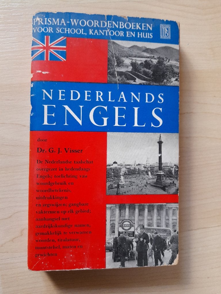 PRISMA WOORDENBOEK NEDERLANDS - ENGELS, Boeken, Ophalen of Verzenden, Gelezen, Prisma of Spectrum, Engels