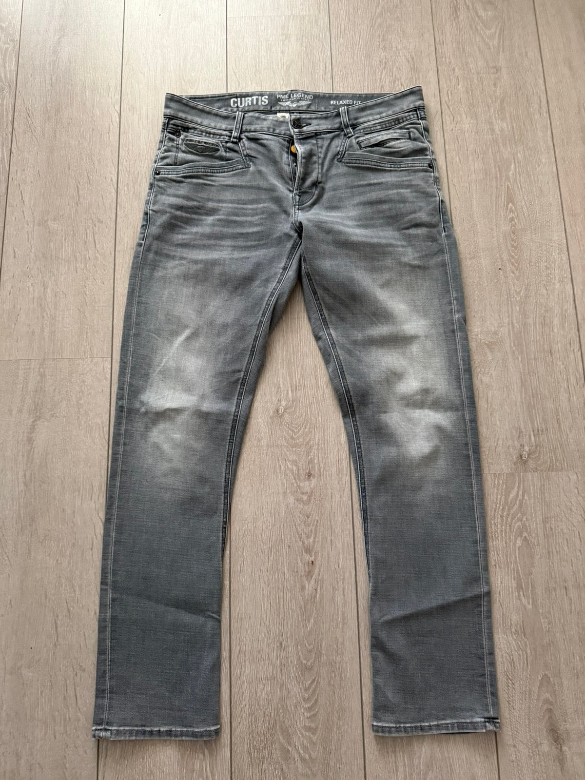 Pme legend jeans curtis maat 34-32, Kleding | Heren, Spijkerbroeken en Jeans, Ophalen of Verzenden, Zo goed als nieuw, Grijs, W33 - W34 (confectie 48/50)