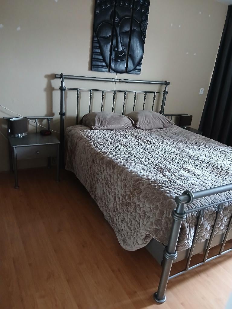 Bed, Ophalen, Overige materialen, Gebruikt, Tweepersoons