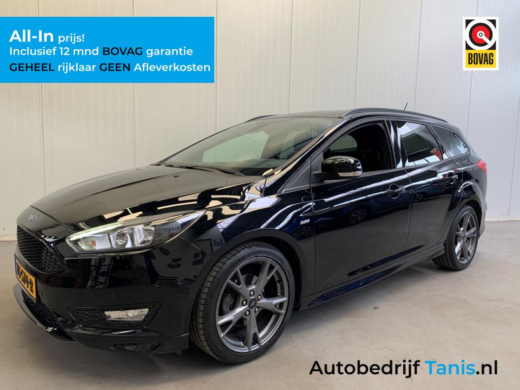 Ford FOCUS Wagon 1.0 ST-Line NAVIGATIE-AIRCO/ECC-PARC.FUNCTI, Auto's, Ford, 12 maanden, Stof, Gebruikt, Euro 6