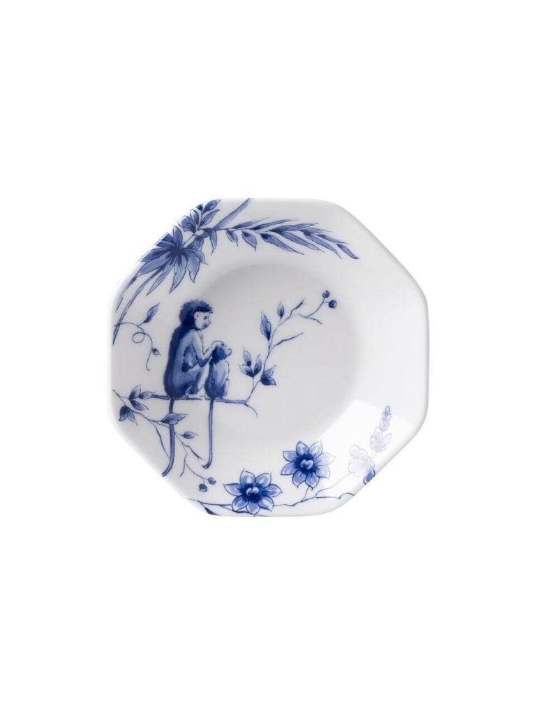 Heinen Delfts Blauw Janny Aapjes theezakhouder 9 cm, Overige merken, Overige typen, Ophalen of Verzenden, Delftsblauw