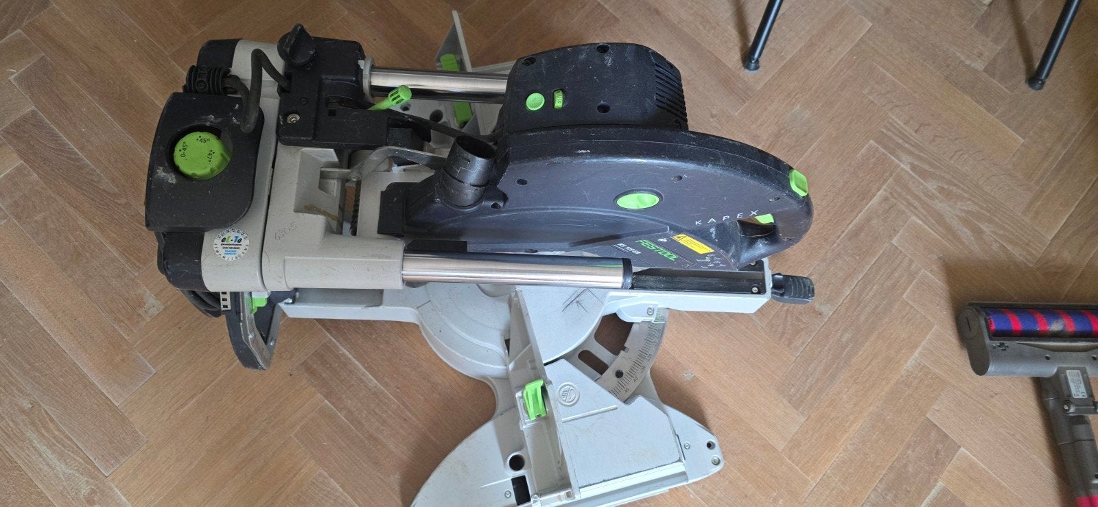 Festool Kapex KS 120 EB Afkortzaag - Krachtig en Nauwkeurig, Doe-het-zelf en Verbouw, Gereedschap | Zaagmachines, Ophalen, Gebruikt