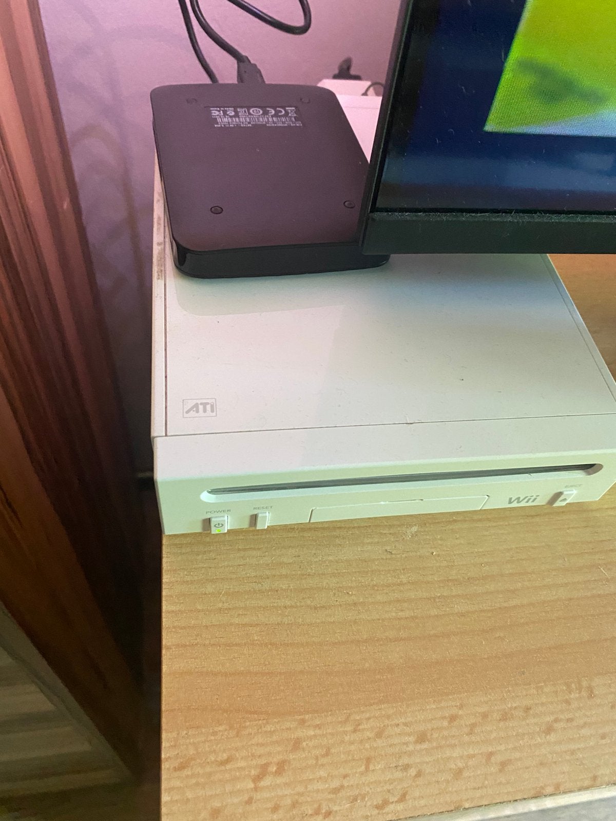 Wii compleet, Spelcomputers en Games, Spelcomputers | Nintendo Wii, Ophalen, Zo goed als nieuw, Met 1 controller, Met stuurtje