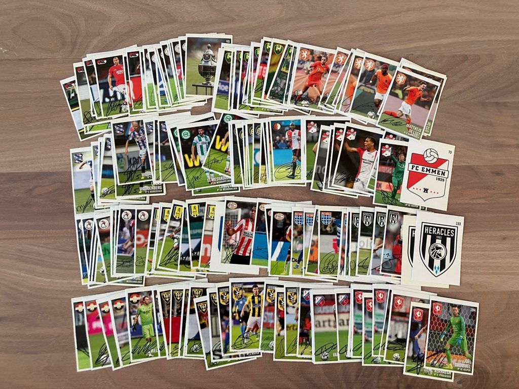 AH Nederlands Elftal en Eredivisie voetbalplaatjes 2019-2020, Ophalen of Verzenden, Gebruikt, Overige binnenlandse clubs, Poster, Plaatje of Sticker