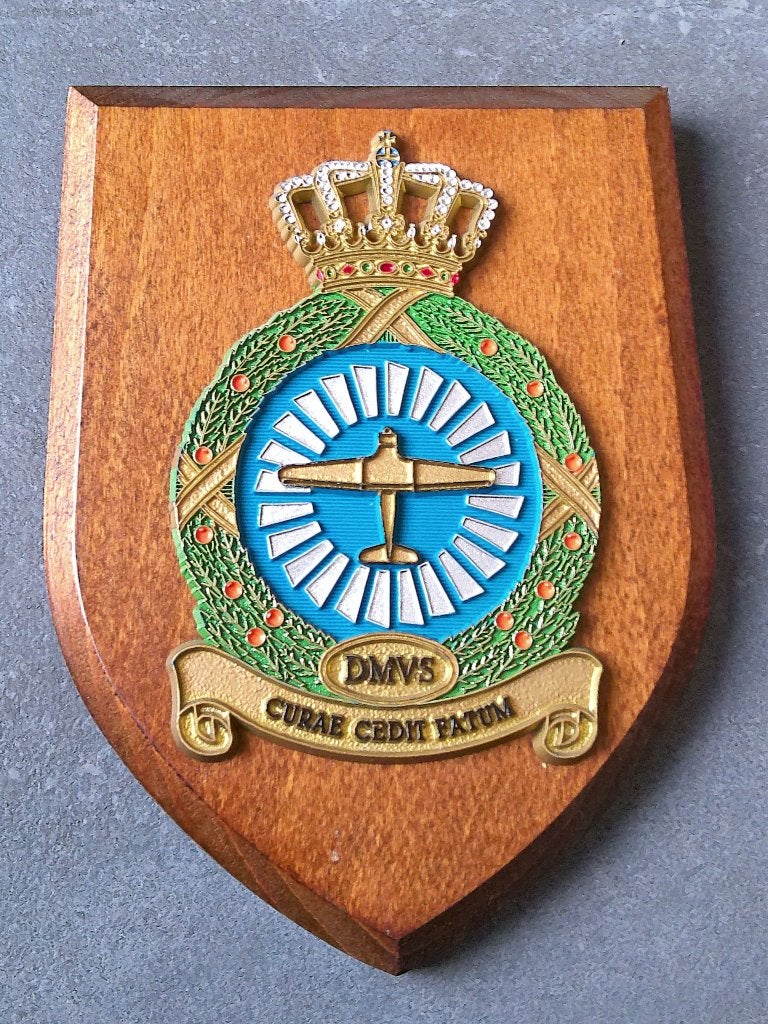 Wapenschild Koninklijke Luchtmacht DMVS, Ophalen of Verzenden, Luchtmacht, Nederland, Overige typen